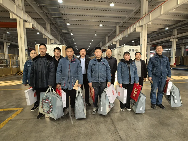 雷火(中国)新春慰问送关怀，节前安全督导保平安